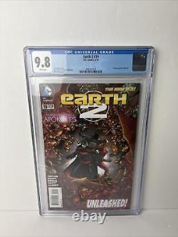 Earth 2 #19 DC Comics 2014 CGC NM/M 9.8 White Pages First Appearance Of Val-Zod