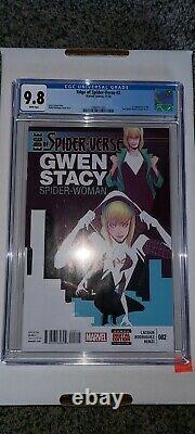 Edge of Spider-Verse # 2 1st Print CGC 9.8 (NM/M) White Pages HOT BOOK