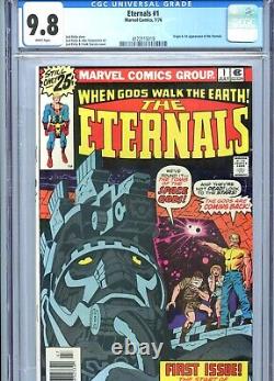 Eternals #1 CGC 9.8 White Pages 1st Eternals Marvel Comics 1976