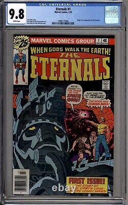 Eternals 1 CGC Graded 9.8 NM/MT White Pages Newsstand Marvel Comics 1976