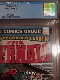 Eternals #3 (1976) 1st Appearance of Sersi CGC 9.8 White Pages