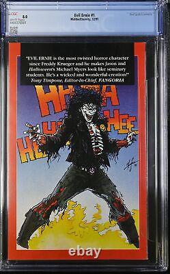 Evil Ernie (1991) #1 CGC VF 8.0 White Pages 1st Appearance of Lady Death