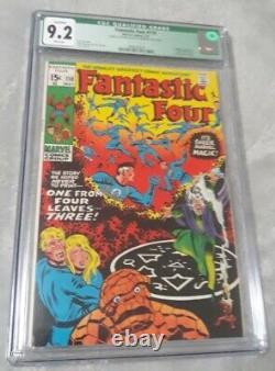 Fantastic Four #110 Marvel CGC 9.2 White Pages, 1971 1st Agatha Harkness Cover