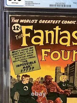 Fantastic Four #11 cgc 5.0 White Pages