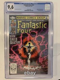 Fantastic Four #244 CGC 9.6 (Marvel 1982) 1st Frankie Raye as Nova! White pages