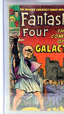 Fantastic Four 48 CGC 2.5 White Pages Marvel Comics 1st Galactus & Silver Surfer