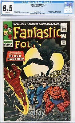 Fantastic Four 52 CGC 8.5 WHITE Pages