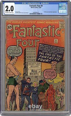 Fantastic Four #9 CGC 2.0 1962 4089826010