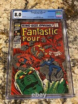 Fantastic Four Annual #6 Cgc 8.0 Rare White Pages 1st Annihilus Hot Mcu Movie