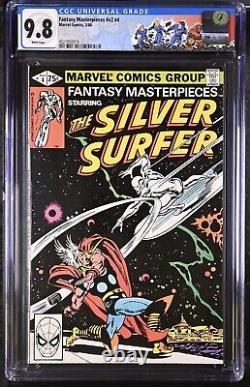 Fantasy Masterpieces SILVER SURFER #4, CGC 9.8 Rare Find! White Pages
