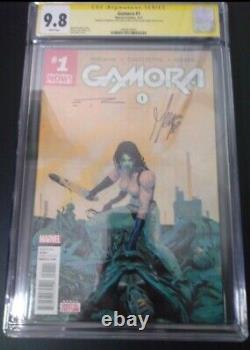 GAMORA #1 2017 1st Print 1st Solo Title CGC 9.8 White Pages Double signed