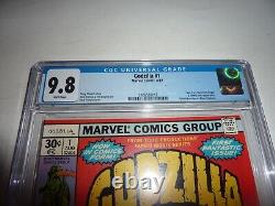 GODZILLA #1 Marvel Comics 1977 CGC 9.8 NM/MT White Pages Herb Trimpe Art