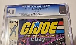 G. I. JOE #35 CGC 9.8 1st Print 1985 Byrne Cover Hama Story WHITE Pages