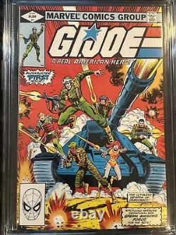 G. I. Joe A Real American Hero #1 1982 Key Marvel Comic Book CGC 8.5 White Pages