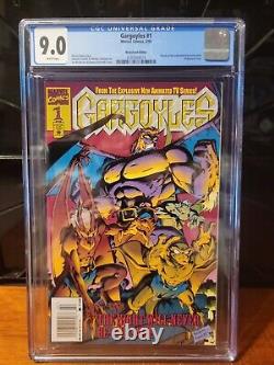 Gargoyles #1 CGC 9.0 (White Pages) Embossed Cover