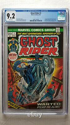 Ghost Rider #1 CGC 9.2 NM- WHITE Pages