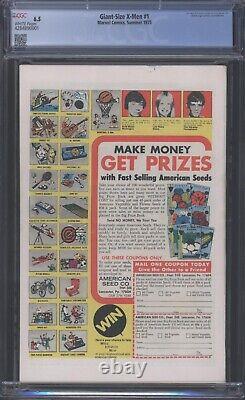 Giant-Size X-Men #1 CGC 6.5 White Pages 1975 1st Storm, Nightcrawler Xmen