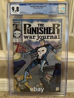 Graded Marvel Comics Punisher War Journal #1 1/88 CGC 9.8 White Pages