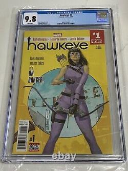 Hawkeye#1 CGC 9.8 White Pages. Kate Bishop 1st solo Series