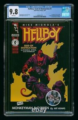 Hellboy Seed Of Destruction #1 (1994) Cgc 9.8 Dark Horse White Pages