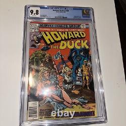 Howard The Duck 23 Cgc 9.8 White Pages Star Wars Parody Man-thing Marvel Comics