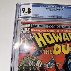 Howard The Duck 23 Cgc 9.8 White Pages Star Wars Parody Man-thing Marvel Comics