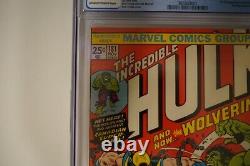 Hulk 181 First Appearance of Wolverine! CGC 8.0 Off White-White Pages