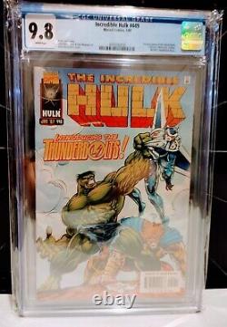 Hulk #449 CGC 9.8 White Pages! 1st Thunderbolts! MCU