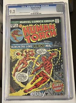 Human Torch #1 CGC 9.2 White Pages, Marvel Comics