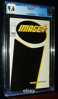 IMAGE PLUS CGC #1 1993 Image Comics CGC 9.6 Near Mint + White Pages 0626