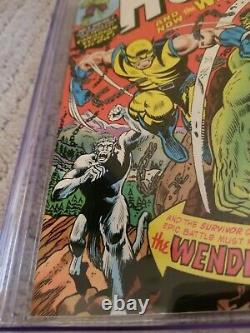 INCREDIBLE HULK 181 CGC 8.0 white pages 1ST FULL APP WOLVERINE blue universal