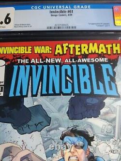 INVINCIBLE #61 CGC 9.6 WHITE Pages Image Comics 1st FIRST Appearance CONQUEST