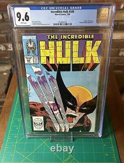 Incredible Hulk 340 CGC 9.6 WHITE PAGES