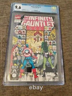 Infinity Gauntlet #2 CGC NM+ 9.6 White Pages