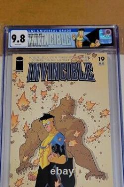 Invincible #19 Cgc 9.8 White Pages 1st Battle Beast, Magnattack, Magmaniac