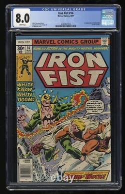 Iron Fist #14 CGC VF 8.0 White Pages 1st Appearance Sabretooth (Victor Creed)