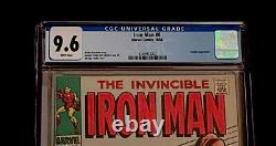 Iron Man #6 CGC 9.6 White Pages Crusher Appearance Marvel 1968