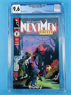 John Byrne's Next Men #21 (CGC 9.6) 1st Hellboy in Color (White Pages)