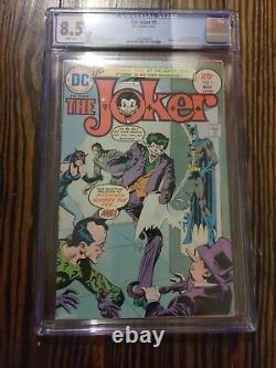 Joker #1 CGC 8.5 White Pages DC Comics 1975