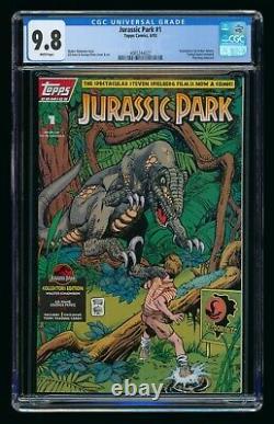 Jurassic Park #1 (1993) Cgc 9.8 Topps Comics White Pages