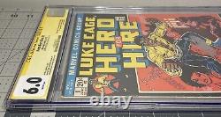 Luke Cage #1 Cgc 6.0 Fn 1st Appearances Key? White Pages Signed By Stan Lee