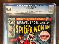 MARVEL SPOTLIGHT #12 Marvel Comics 1977 CGC 9.4 White Pages 1st App Spider-Woman