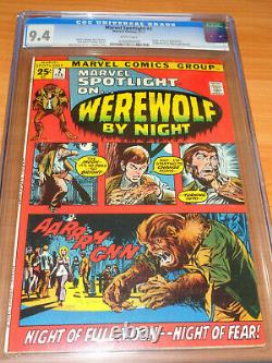 MARVEL SPOTLIGHT #2 CGC 9.4 NM (1st App. Of Werewolf by Night White Pages)