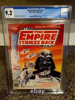 MARVEL SUPER SPECIAL #16 CGC 9.2 WHITE Pages Empire Strikes Back Comic