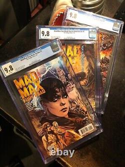 Mad Max Fury Road set of 3, CGC 9.8 White Pages, first Furiosa and Immortan Joe