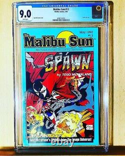 Malibu Sun #13 CGC 9.0 WHITE PAGES 1st appearance Spawn Affordable Price