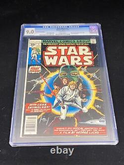 Marvel 1977 Star Wars #1 35 Cent Variant CGC 9.0 White Pages RARE Grail