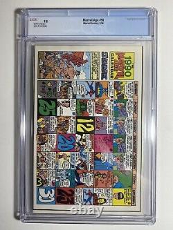 Marvel Age #90 CGC 9.8 White Pages, Todd McFarlane Cover Spider-Man #1 Preview