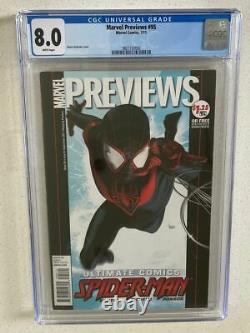 Marvel Previews #95 CGC 8.0 VF White Pages Marvel Comics 2011
