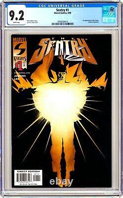 Marvel SENTRY (2000) #1 CGC 9.2 NM- Key 1st Appearance WHITE PAGES